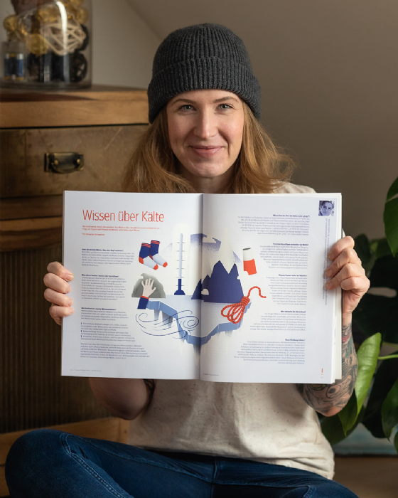 Anja Grohmann, bergundsteigen-editorial, Illustrat