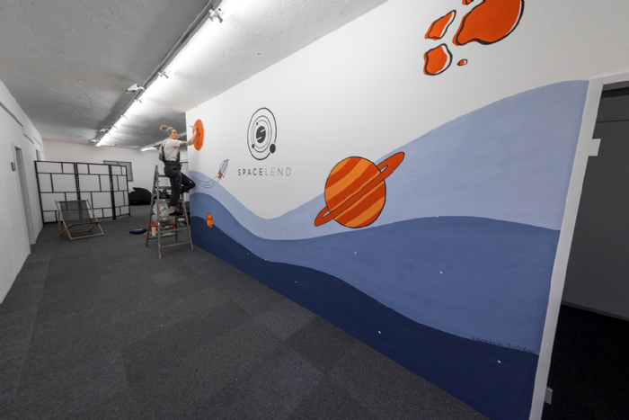 Anja Grohmann, spacelend, Illustration - Lettering