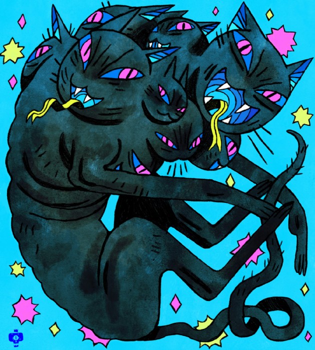 polterink, Schrödingers katze_persoenliche illustr