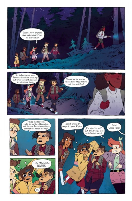 polterink, lumberjanes, end of summer (free comic