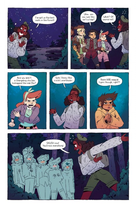 polterink, lumberjanes, end of summer (free comic