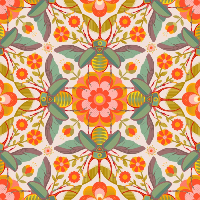 Geentanjali Behera, Garden Beetles / Surface patte