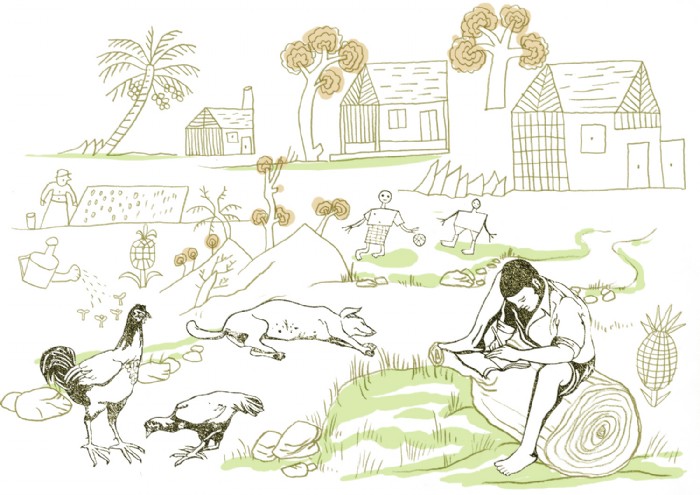 Jana Grabner, madagascar-village-bookillu-personal