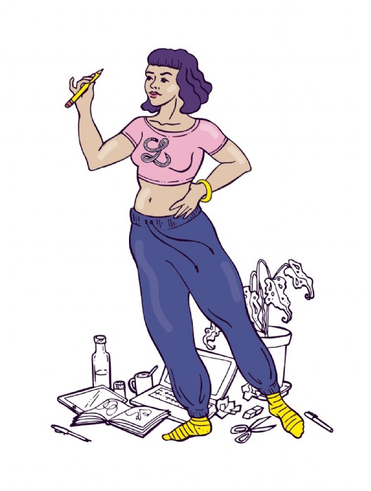 Jana Grabner, illulady, Illustration