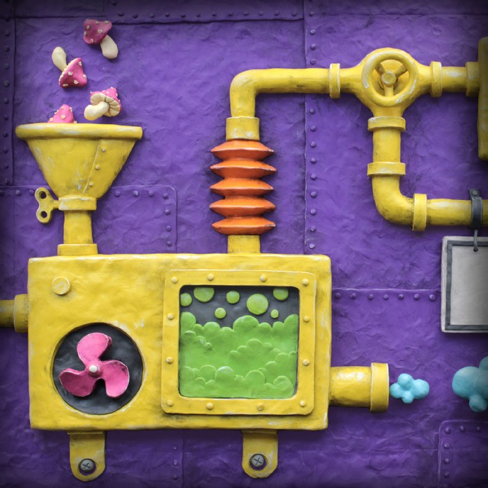 Karin Csernohorski, Crazy Lab_Poster_Clay Illustra
