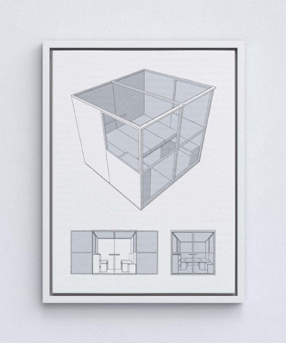 Mac Krebernik, PopUp Shed 3, Technische Illustrati
