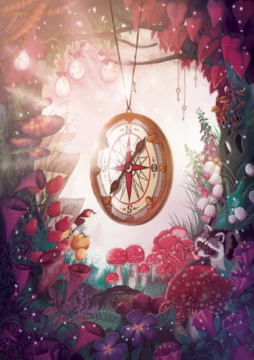 Anna Prem, Wonderland_Maturaballplakat, Illustrati