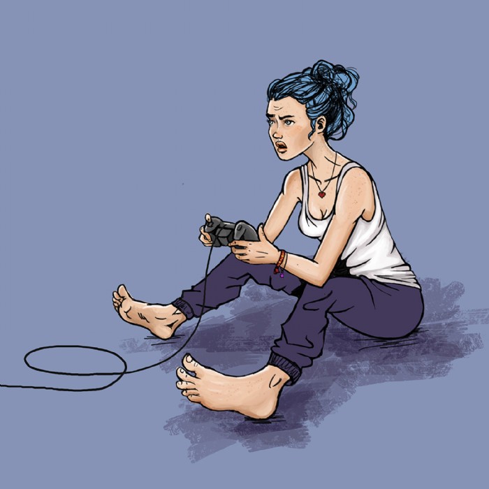 Anna Prem, Gamergirl_personalproject, Illustration