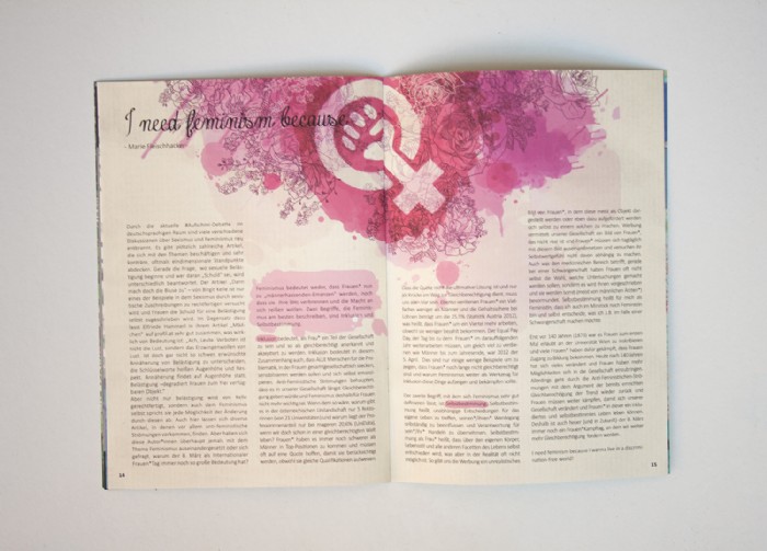 Anna Prem, Feminismus_MagazinIllustration_Grasgefl