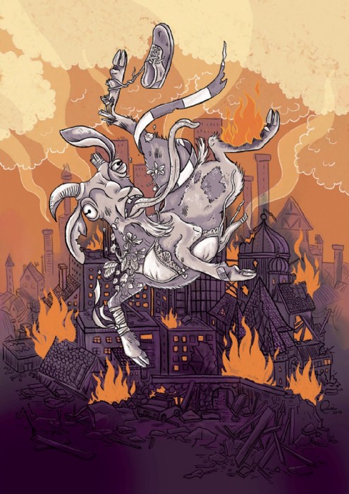 Anna Prem, Ziege_CharacterDesign, Illustration