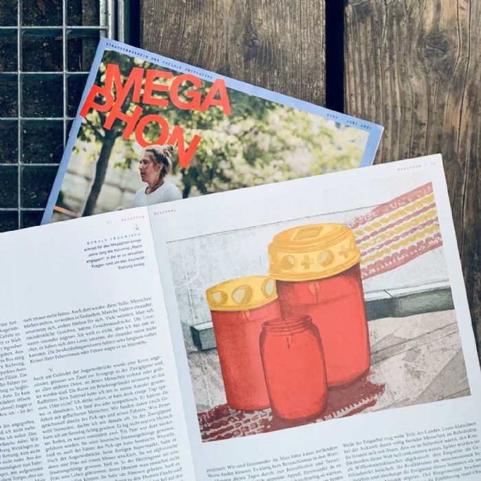 Clara Frühwirth, kernillustration_editorial_megaph