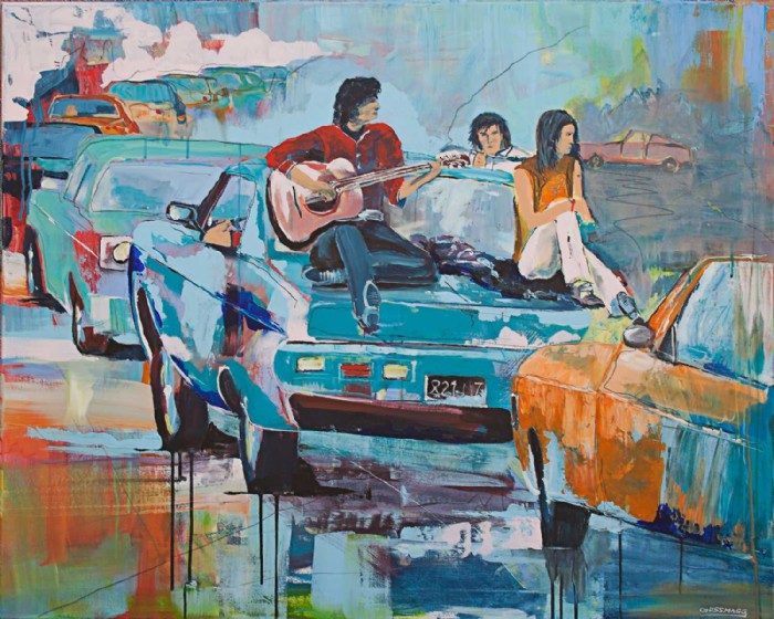 Reinhard Gussmagg, Acryl Woodstock