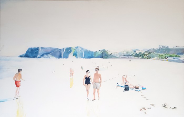 Eva Pils, Comillas_120x80 Canvas Gemaelde, Illustr