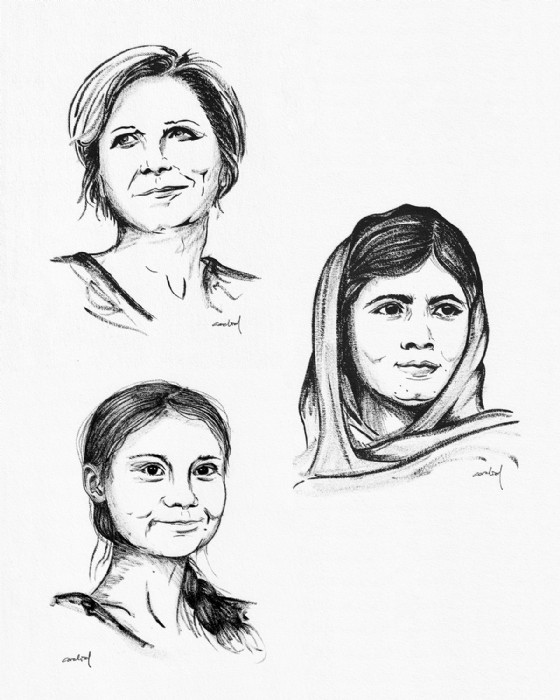 Carmen Cordial, PORTRAITS, Illustration