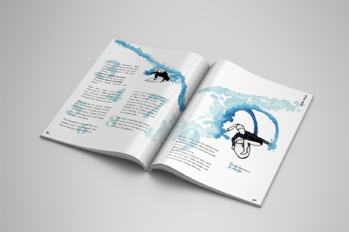 Laura Feller, Barrel Riding_Magazinillustration_WM