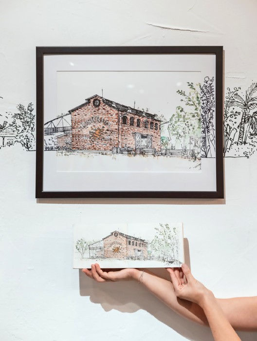 Laura Feller, Sketchbook Konkrete_Wandbild_Create©